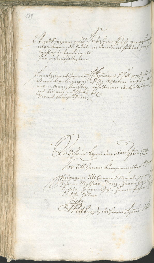 Archivio Storico della Città di Bolzano - BOhisto protocollo consiliare 1780/83 