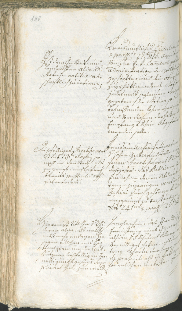 Archivio Storico della Città di Bolzano - BOhisto protocollo consiliare 1780/83 