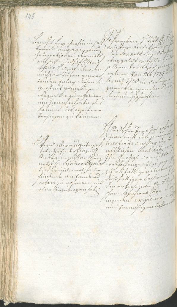 Stadtarchiv Bozen - BOhisto Ratsprotokoll 1780/83 