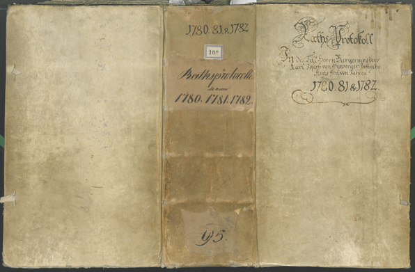 Civic Archives of Bozen-Bolzano - BOhisto Ratsprotokoll 1780/83 