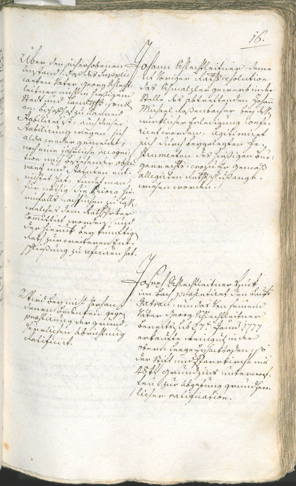 Stadtarchiv Bozen - BOhisto Ratsprotokoll 1780/83 