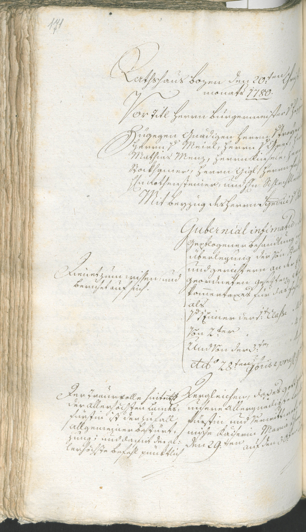 Archivio Storico della Città di Bolzano - BOhisto protocollo consiliare 1780/83 