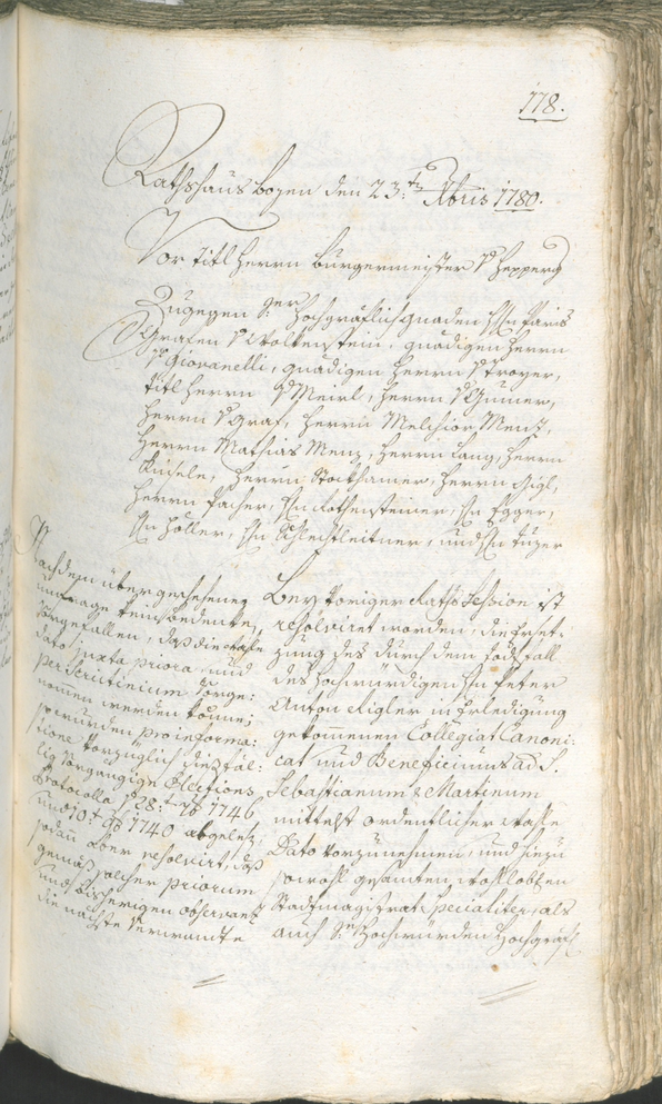 Archivio Storico della Città di Bolzano - BOhisto protocollo consiliare 1780/83 