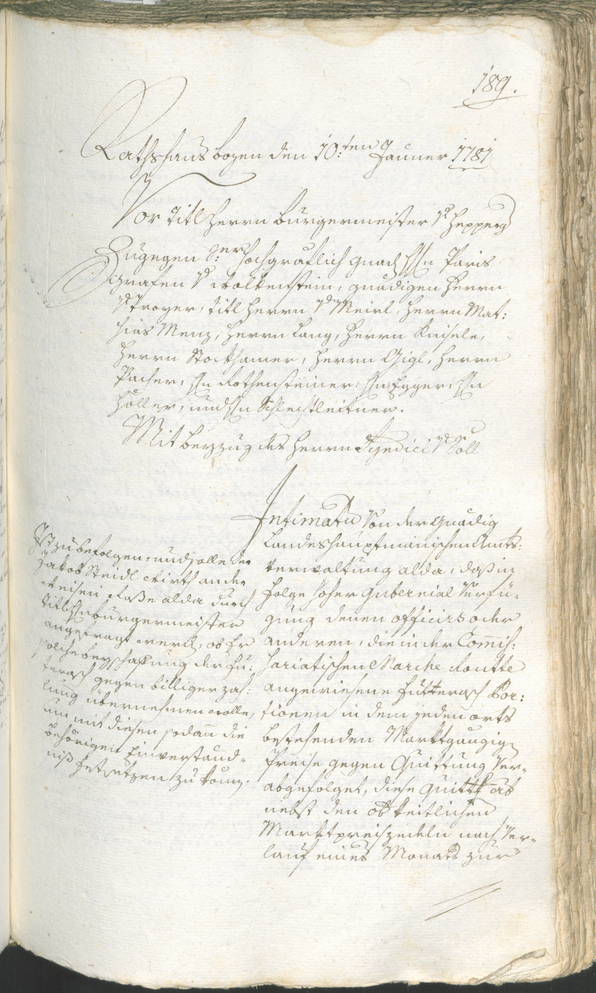 Stadtarchiv Bozen - BOhisto Ratsprotokoll 1780/83 