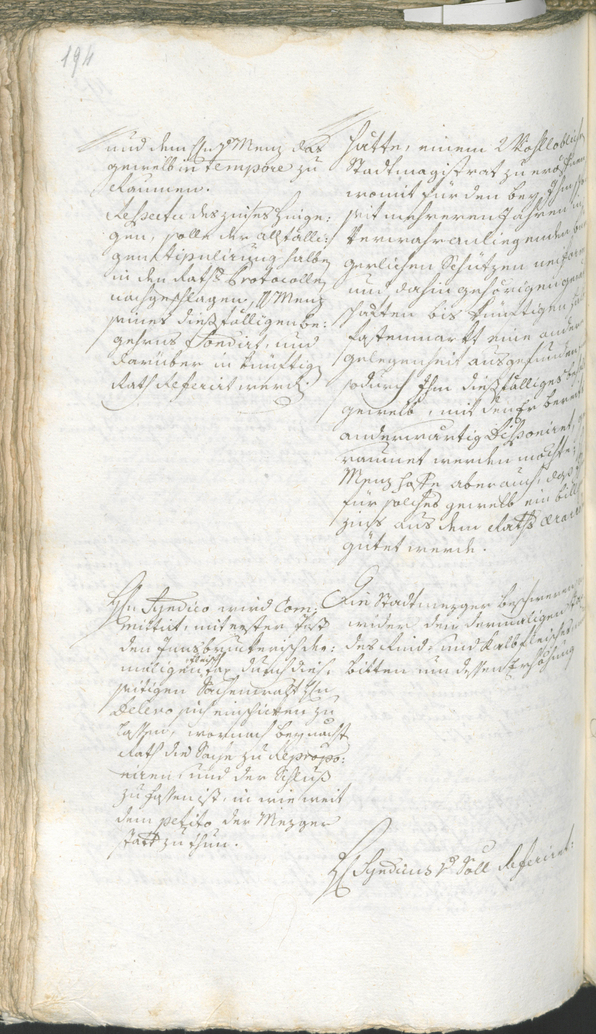 Stadtarchiv Bozen - BOhisto Ratsprotokoll 1780/83 