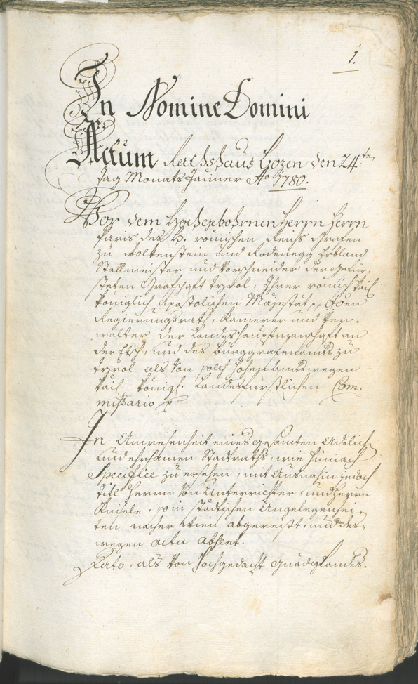 Civic Archives of Bozen-Bolzano - BOhisto Ratsprotokoll 1780/83 