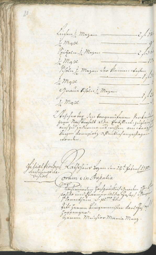 Civic Archives of Bozen-Bolzano - BOhisto Ratsprotokoll 1780/83 