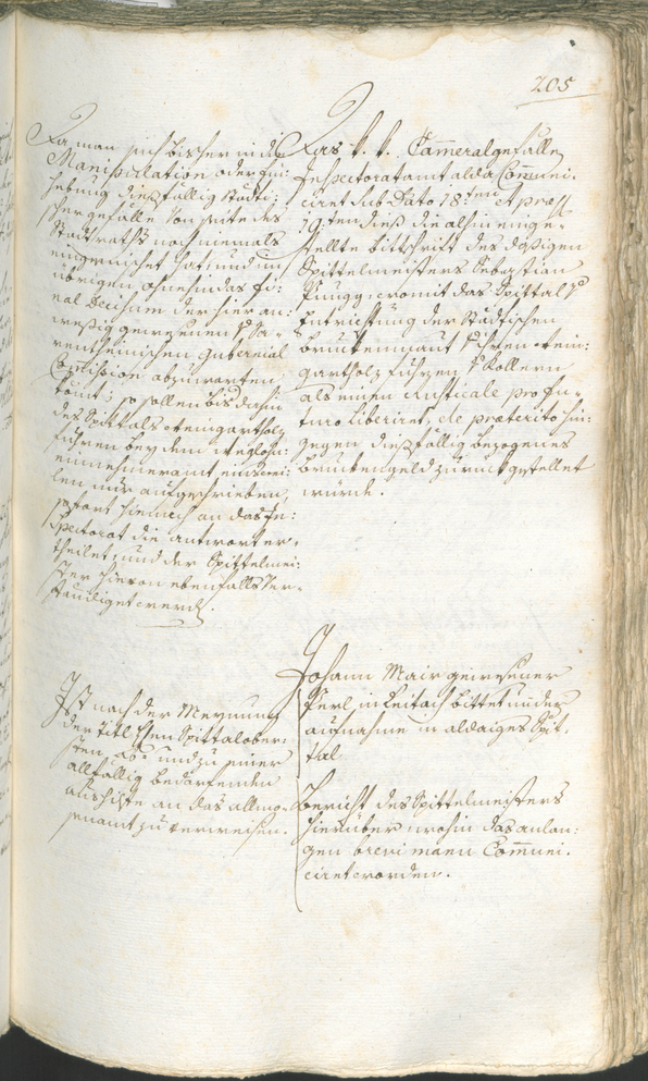 Stadtarchiv Bozen - BOhisto Ratsprotokoll 1780/83 