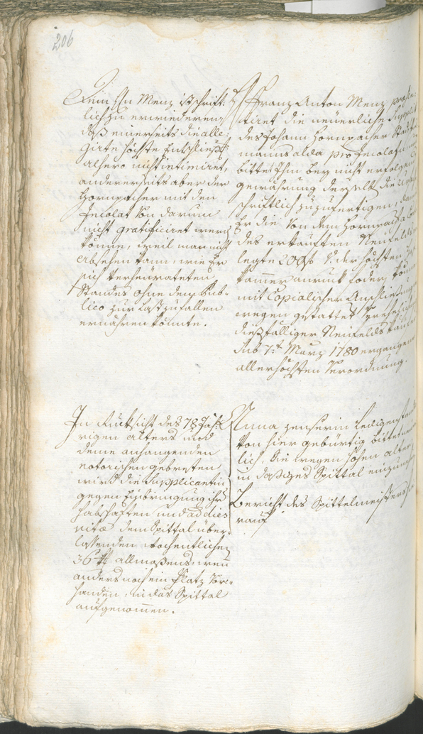 Stadtarchiv Bozen - BOhisto Ratsprotokoll 1780/83 