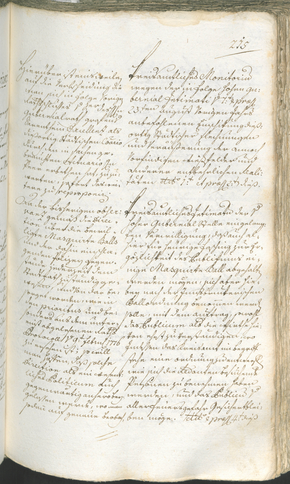 Stadtarchiv Bozen - BOhisto Ratsprotokoll 1780/83 