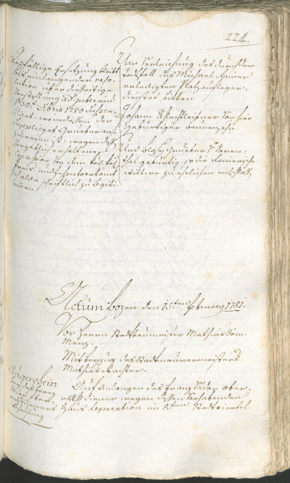 Civic Archives of Bozen-Bolzano - BOhisto Ratsprotokoll 1780/83 