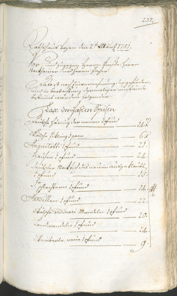 Civic Archives of Bozen-Bolzano - BOhisto Ratsprotokoll 1780/83 