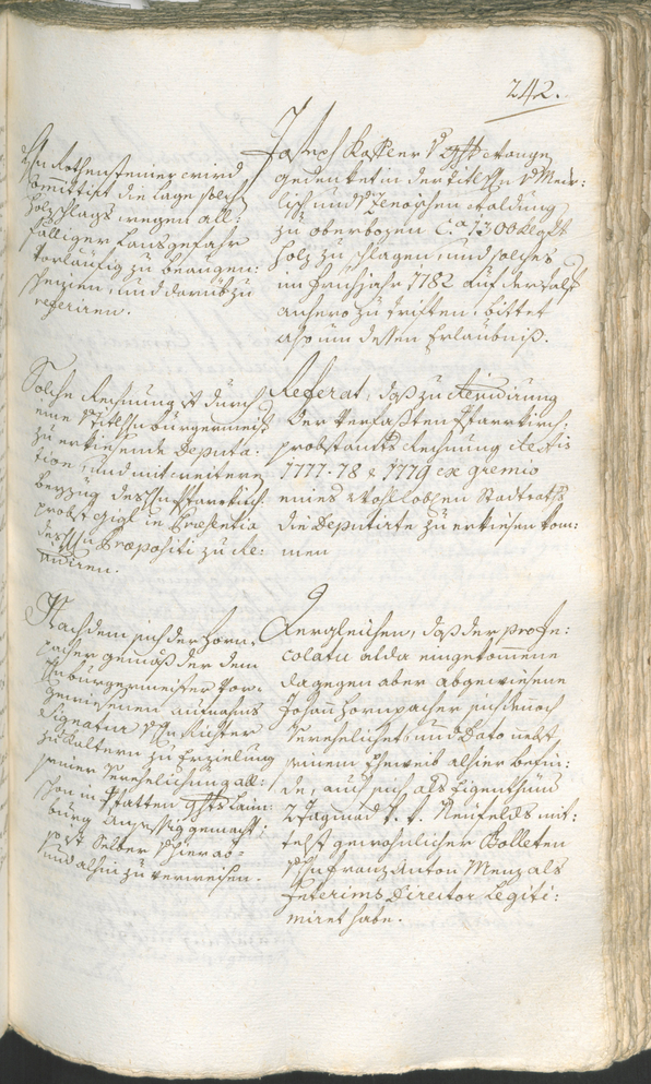 Archivio Storico della Città di Bolzano - BOhisto protocollo consiliare 1780/83 