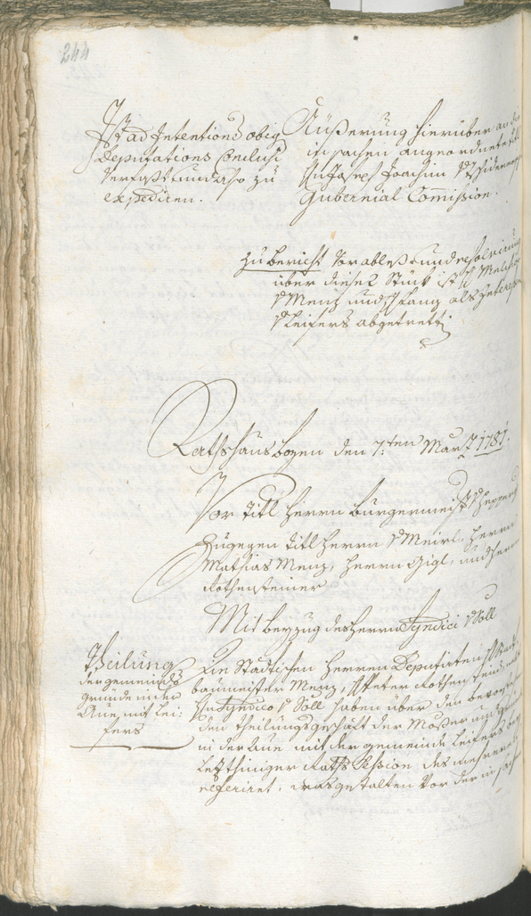 Stadtarchiv Bozen - BOhisto Ratsprotokoll 1780/83 