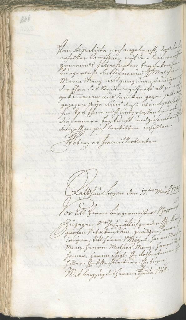 Stadtarchiv Bozen - BOhisto Ratsprotokoll 1780/83 