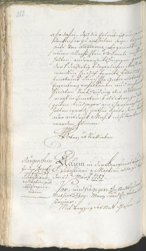 Stadtarchiv Bozen - BOhisto Ratsprotokoll 1780/83 