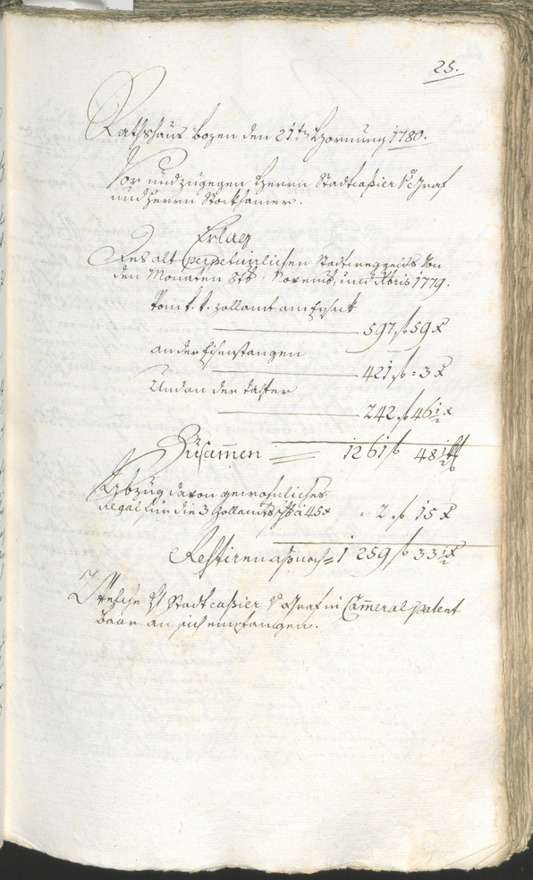 Stadtarchiv Bozen - BOhisto Ratsprotokoll 1780/83 