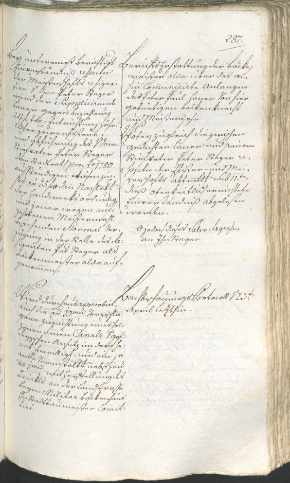 Archivio Storico della Città di Bolzano - BOhisto protocollo consiliare 1780/83 