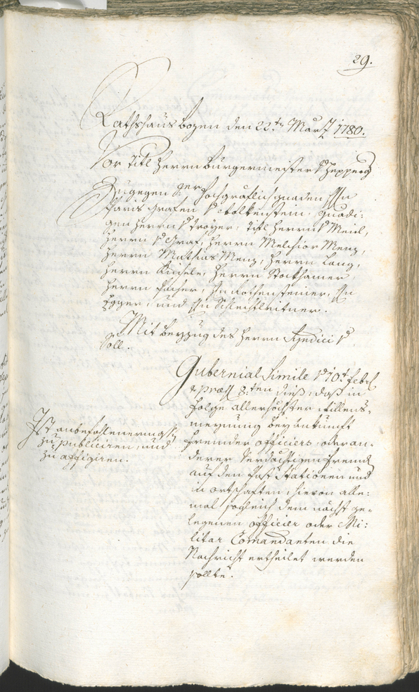 Stadtarchiv Bozen - BOhisto Ratsprotokoll 1780/83 