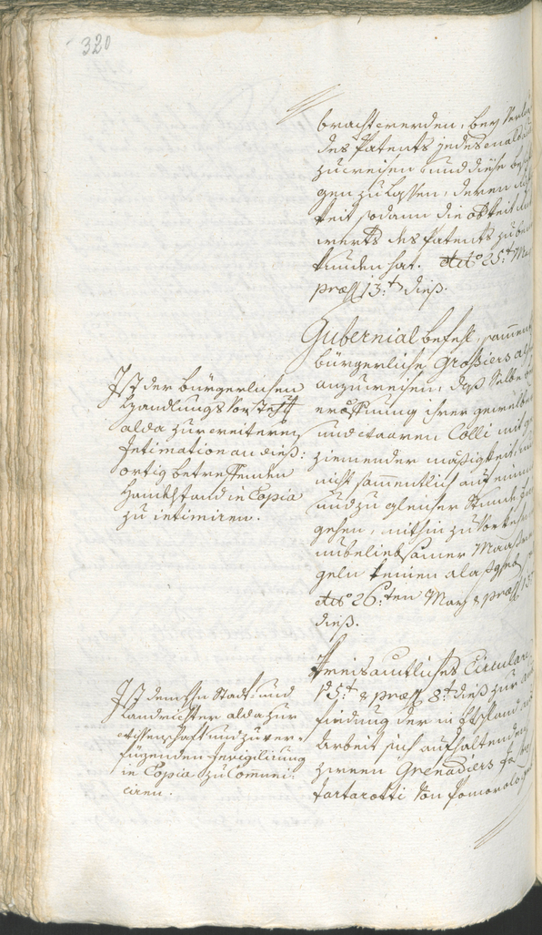 Stadtarchiv Bozen - BOhisto Ratsprotokoll 1780/83 