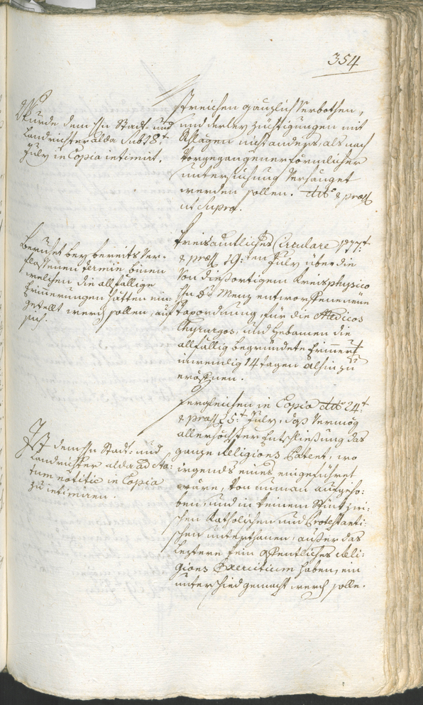 Stadtarchiv Bozen - BOhisto Ratsprotokoll 1780/83 