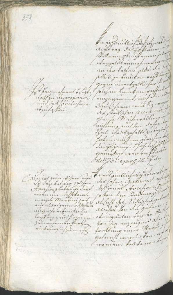 Stadtarchiv Bozen - BOhisto Ratsprotokoll 1780/83 