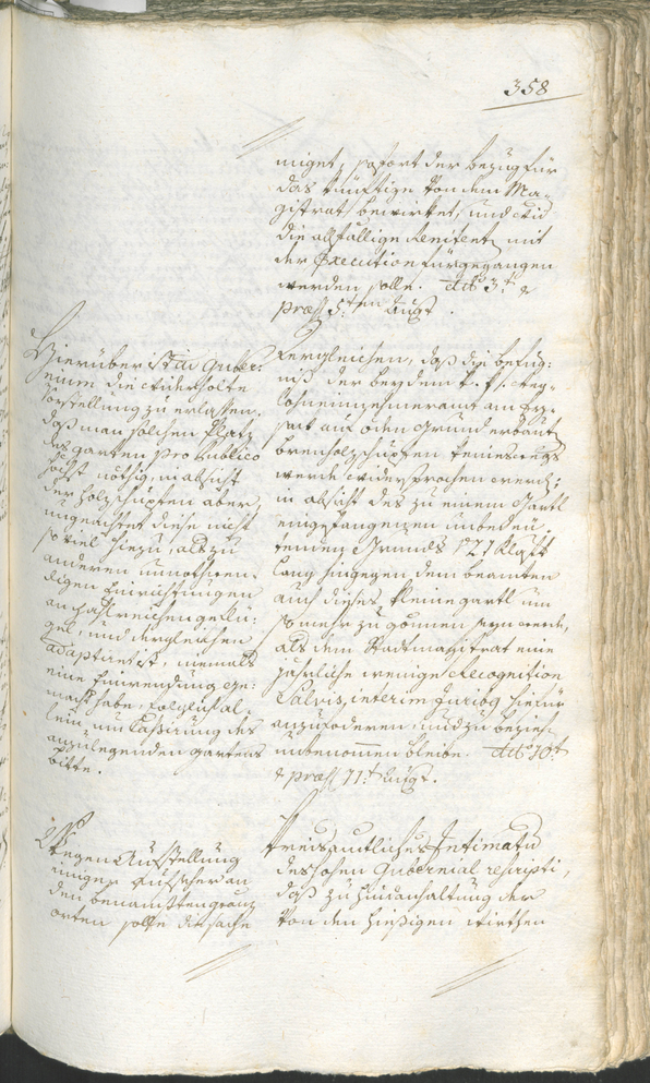 Stadtarchiv Bozen - BOhisto Ratsprotokoll 1780/83 