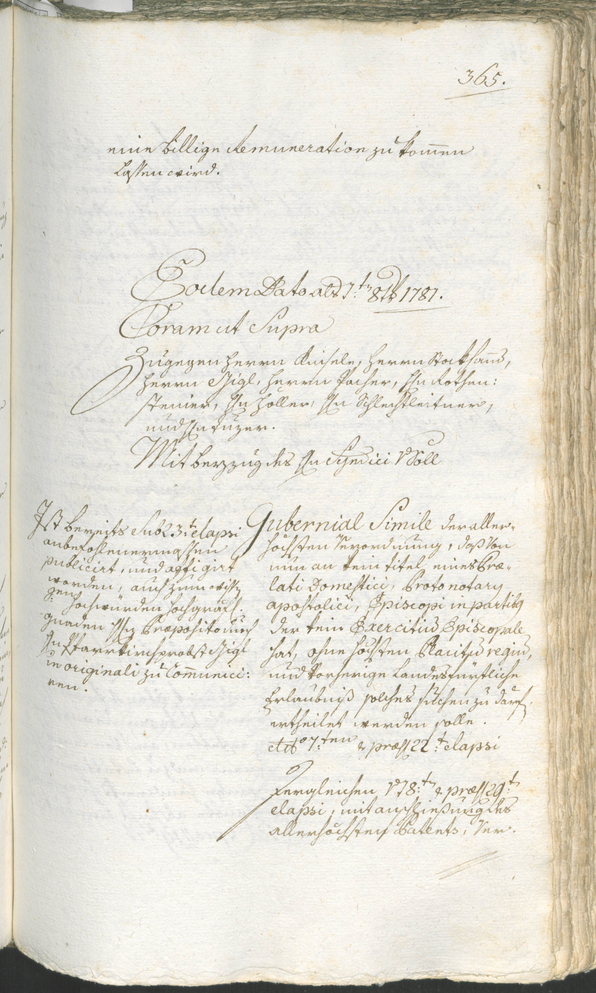 Stadtarchiv Bozen - BOhisto Ratsprotokoll 1780/83 