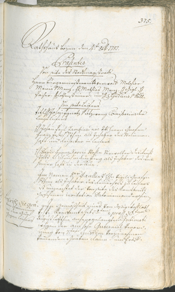 Civic Archives of Bozen-Bolzano - BOhisto Ratsprotokoll 1780/83 