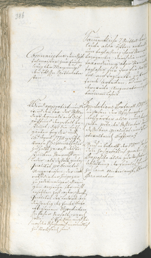 Civic Archives of Bozen-Bolzano - BOhisto Ratsprotokoll 1780/83 