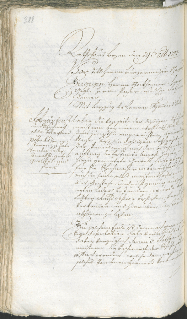 Archivio Storico della Città di Bolzano - BOhisto protocollo consiliare 1780/83 