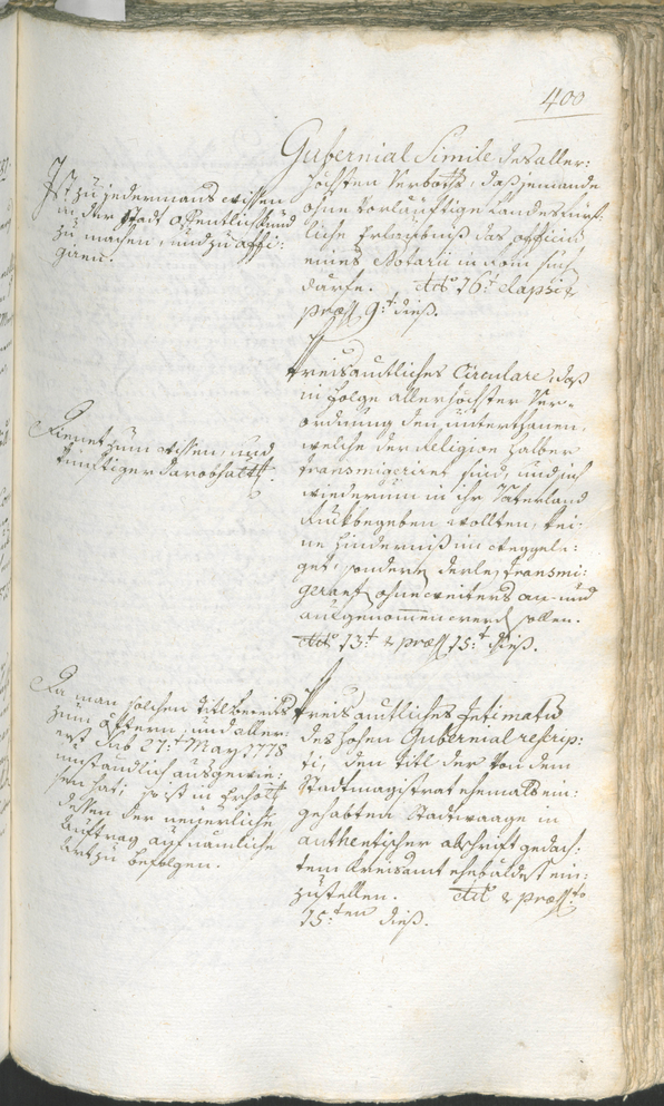 Archivio Storico della Città di Bolzano - BOhisto protocollo consiliare 1780/83 