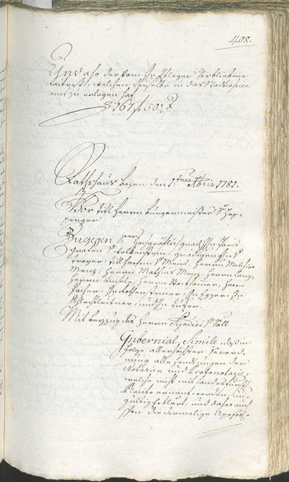 Stadtarchiv Bozen - BOhisto Ratsprotokoll 1780/83 