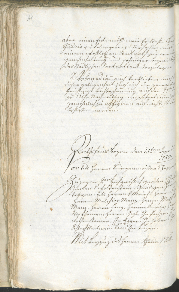 Archivio Storico della Città di Bolzano - BOhisto protocollo consiliare 1780/83 