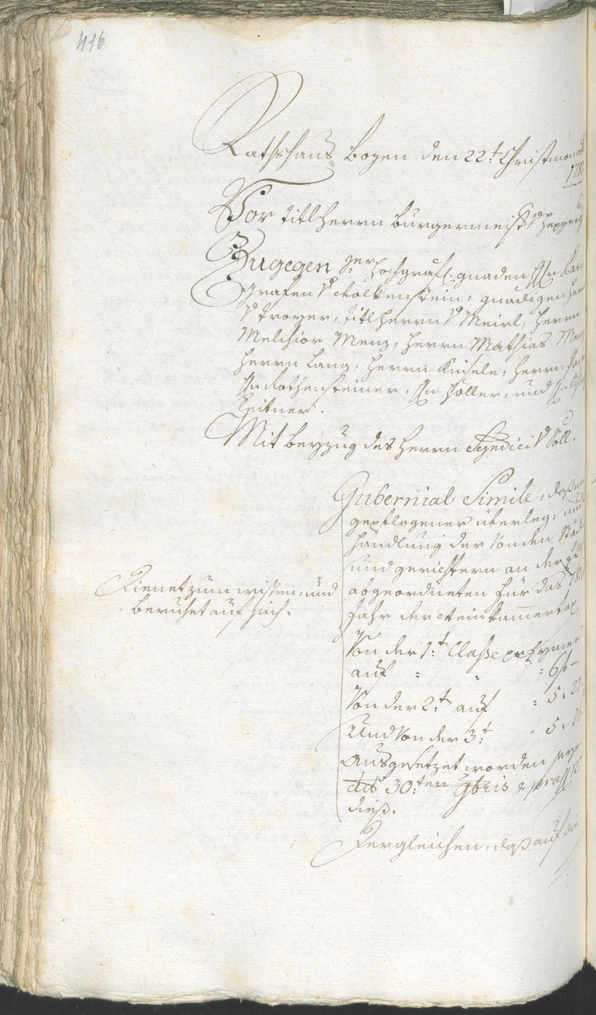 Stadtarchiv Bozen - BOhisto Ratsprotokoll 1780/83 