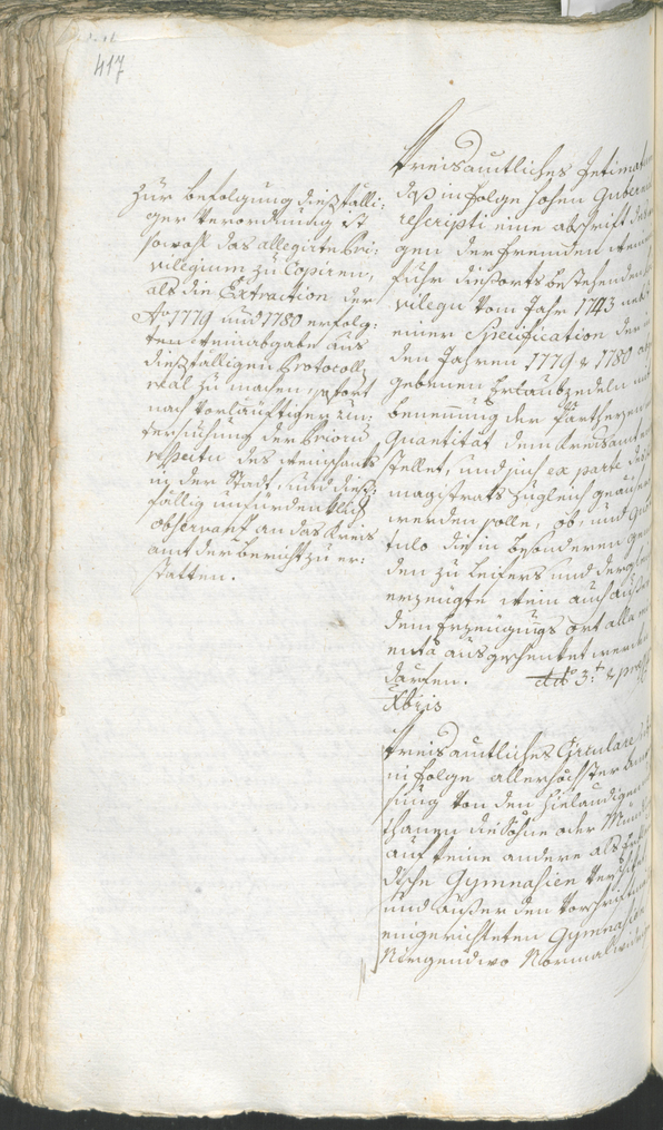 Archivio Storico della Città di Bolzano - BOhisto protocollo consiliare 1780/83 