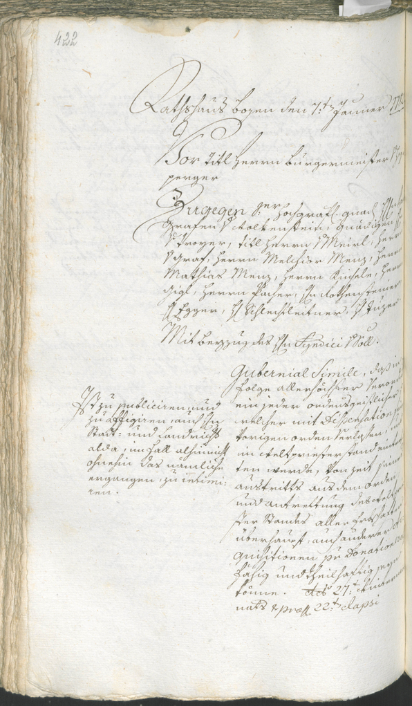 Civic Archives of Bozen-Bolzano - BOhisto Ratsprotokoll 1780/83 