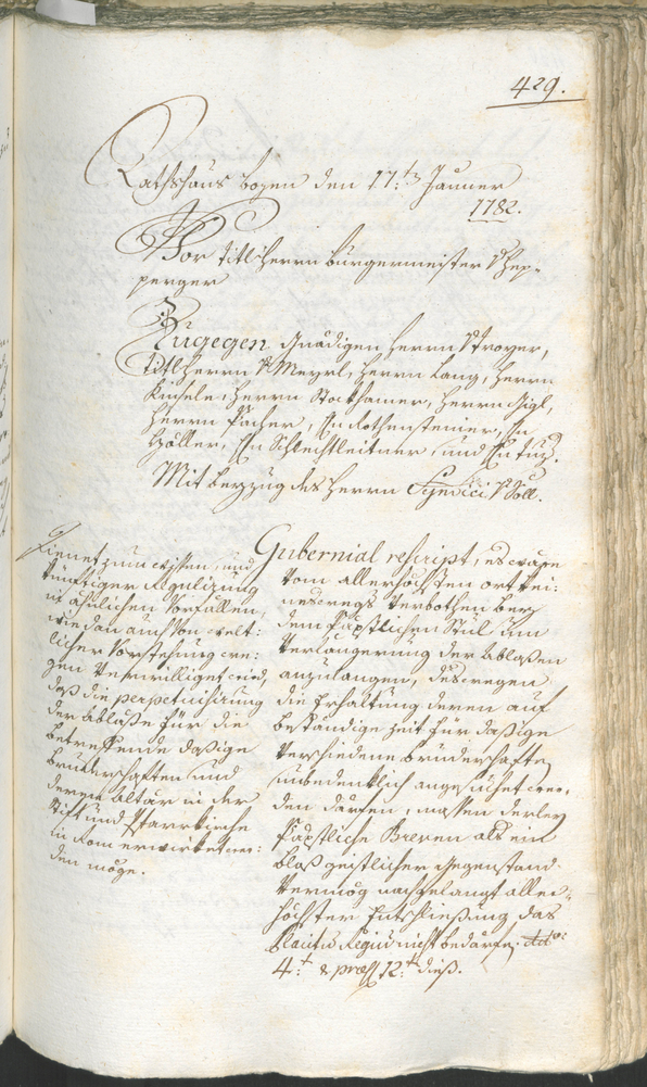 Civic Archives of Bozen-Bolzano - BOhisto Ratsprotokoll 1780/83 