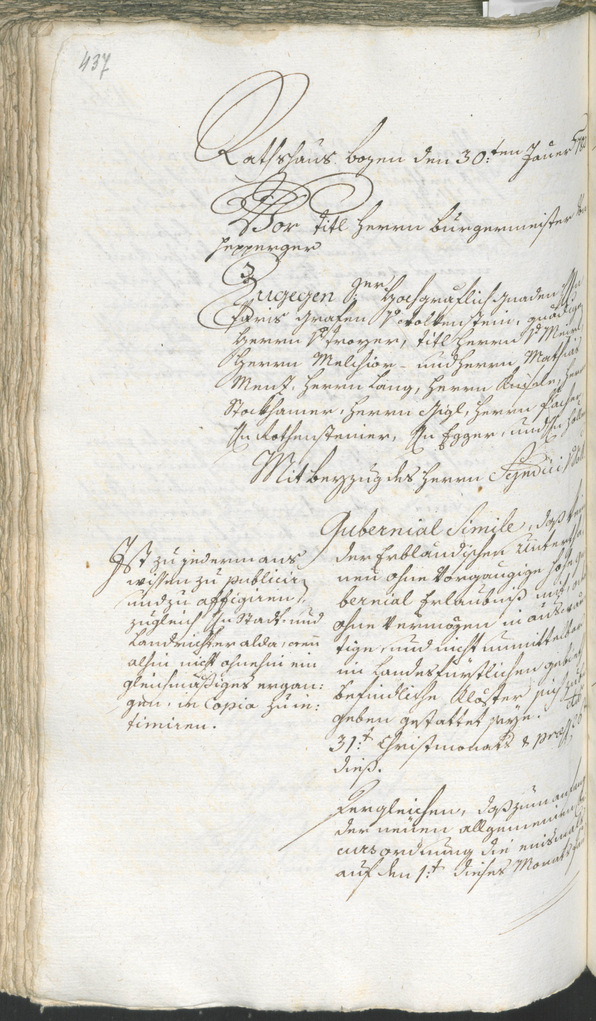 Stadtarchiv Bozen - BOhisto Ratsprotokoll 1780/83 