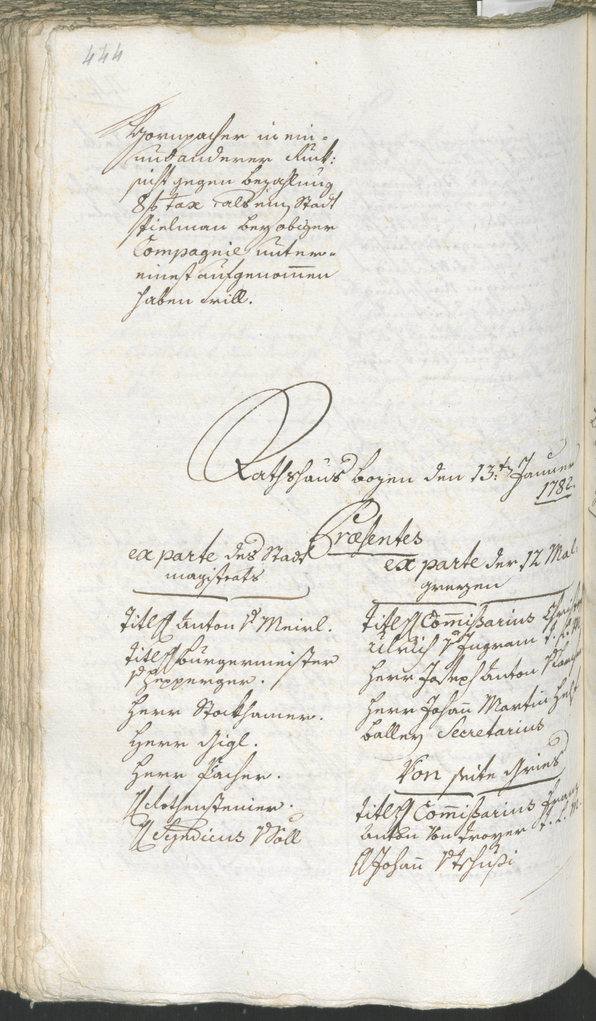 Archivio Storico della Città di Bolzano - BOhisto protocollo consiliare 1780/83 