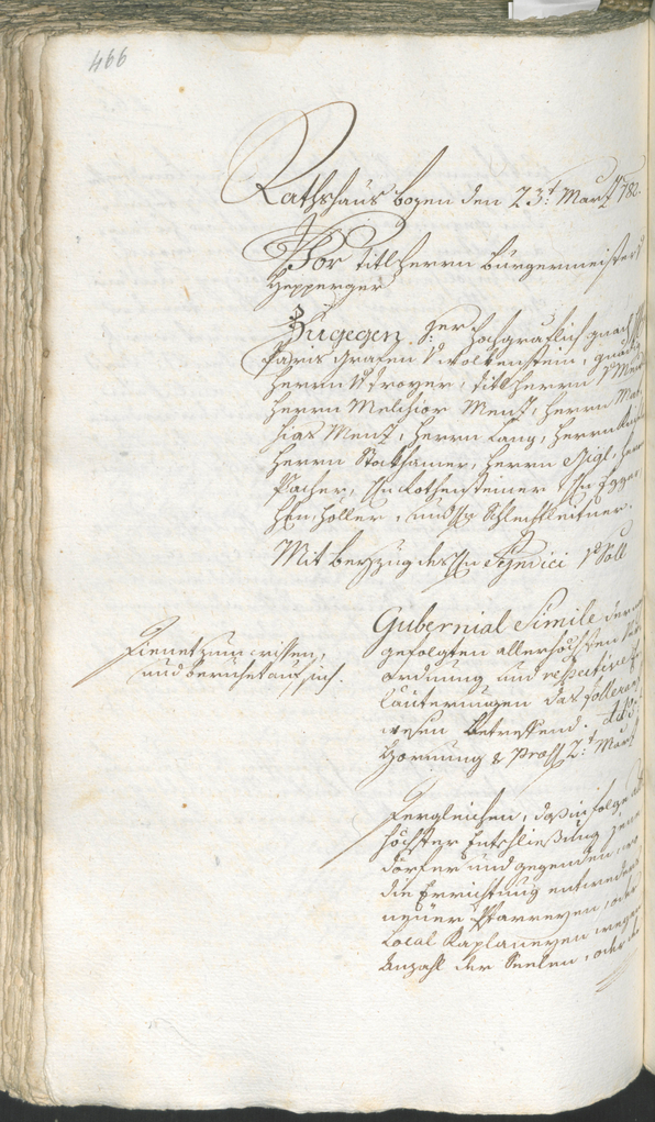 Civic Archives of Bozen-Bolzano - BOhisto Ratsprotokoll 1780/83 