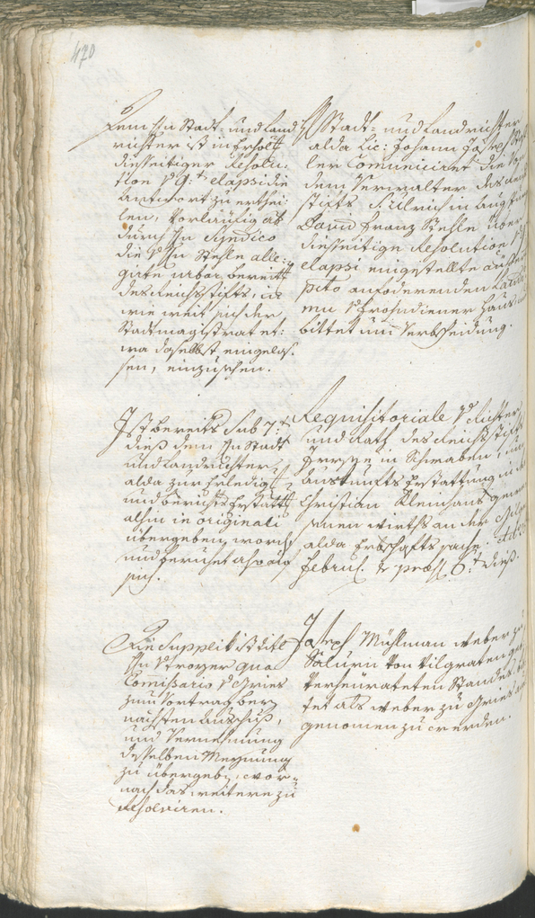 Stadtarchiv Bozen - BOhisto Ratsprotokoll 1780/83 