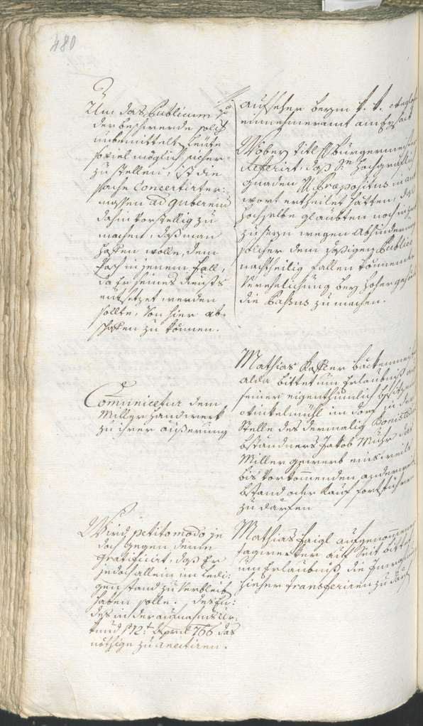 Stadtarchiv Bozen - BOhisto Ratsprotokoll 1780/83 