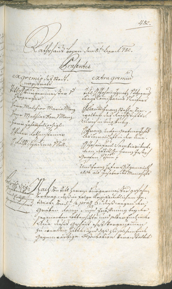 Archivio Storico della Città di Bolzano - BOhisto protocollo consiliare 1780/83 