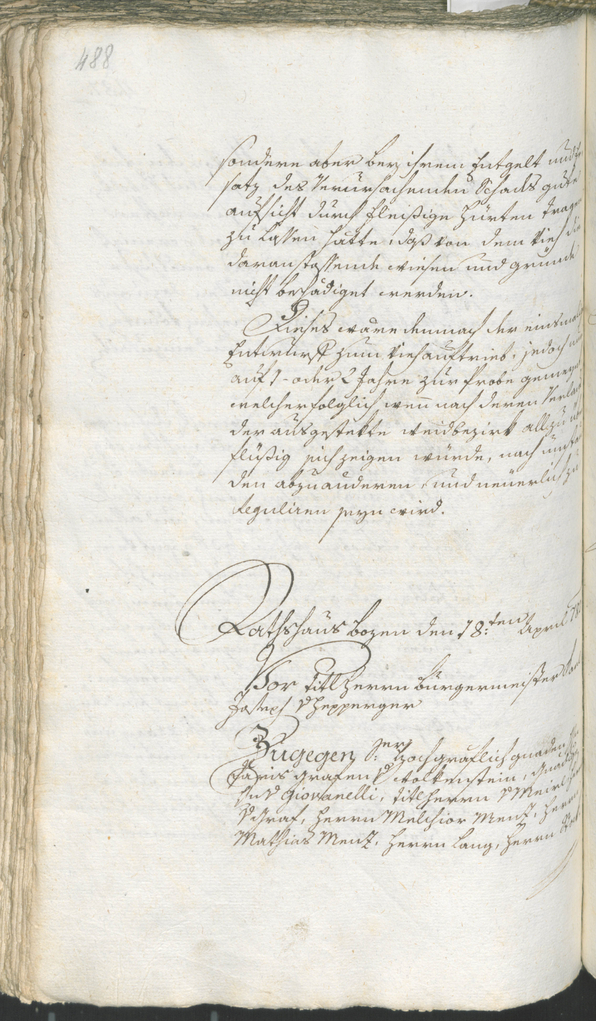 Civic Archives of Bozen-Bolzano - BOhisto Ratsprotokoll 1780/83 