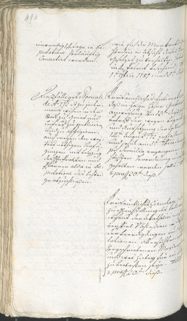 Stadtarchiv Bozen - BOhisto Ratsprotokoll 1780/83 