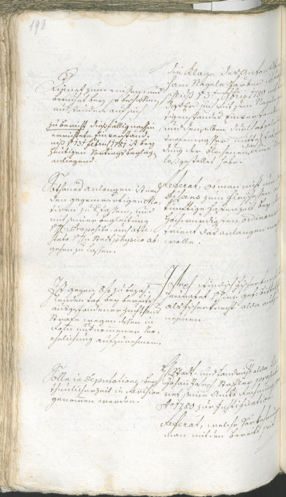 Archivio Storico della Città di Bolzano - BOhisto protocollo consiliare 1780/83 