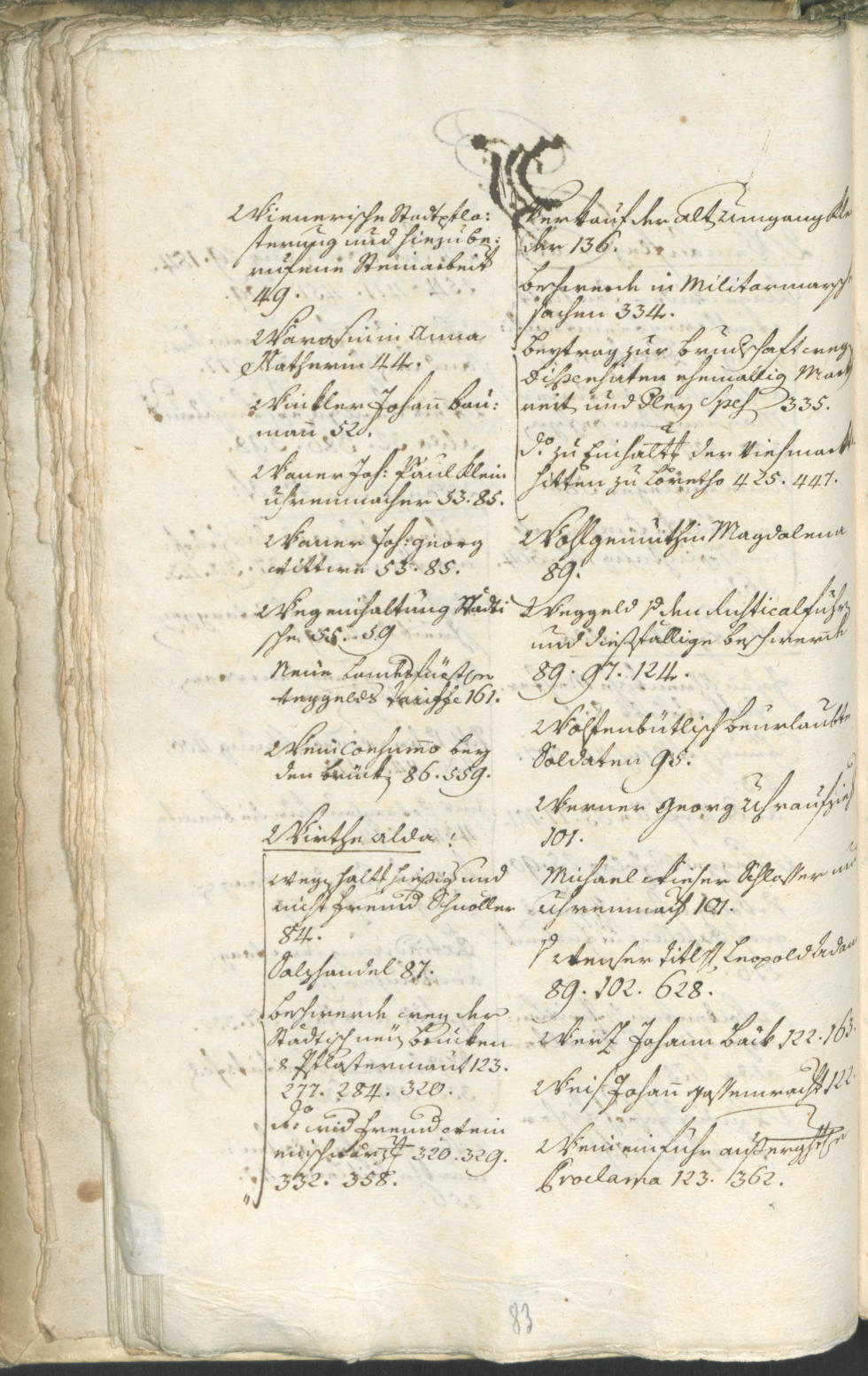 Stadtarchiv Bozen - BOhisto Ratsprotokoll 1780/83 