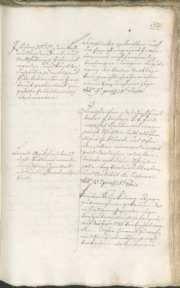 Stadtarchiv Bozen - BOhisto Ratsprotokoll 1783/85 