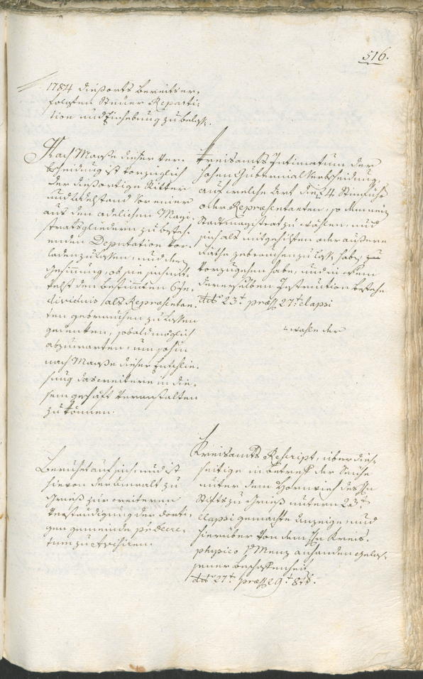 Archivio Storico della Città di Bolzano - BOhisto protocollo consiliare 1783/85 